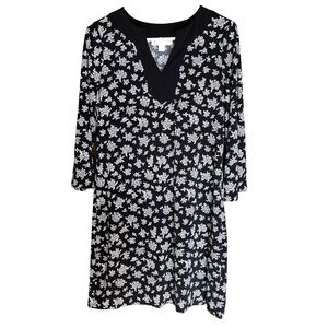 Michael Kors Black Floral Dress